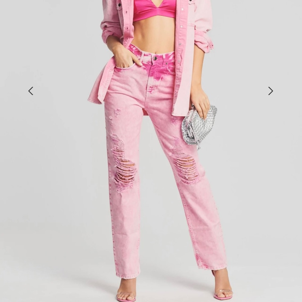 Retrofete chris jeans in vintage pink